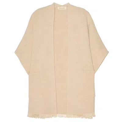 Ellsworth & Ivey Women's Neutrals Amelia Cape - Oatmeal