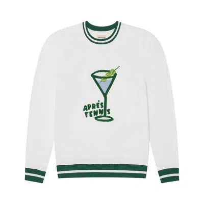 Ellsworth & Ivey Women's White Elle Sweatshirt - Apres Tennis