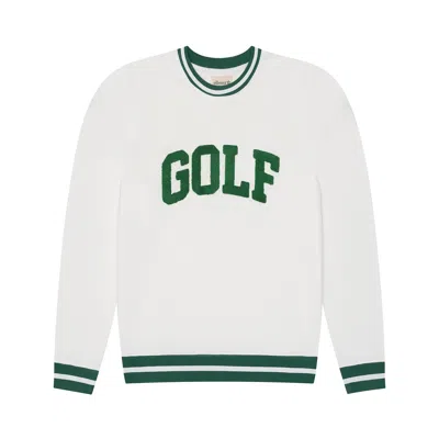 Ellsworth & Ivey Women's White Elle Sweatshirt - Collegiate Golf Ivory