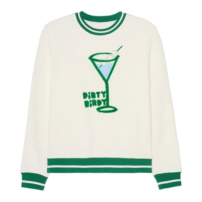 Ellsworth & Ivey Women's White Elle Sweatshirt - Dirty Birdy