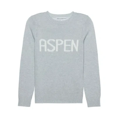 Ellsworth + Ivey Aspen Crewneck Sweater In Gray