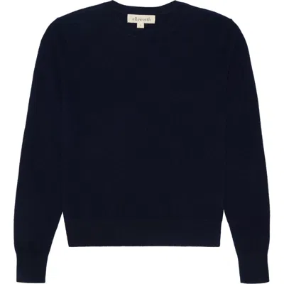 Ellsworth + Ivey Daphne Cashmere Sweater In Blue