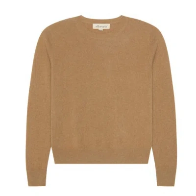 Ellsworth + Ivey Daphne Cashmere Sweater In Brown