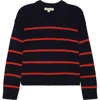 Ellsworth + Ivey Elena Crewneck Sweater In Black