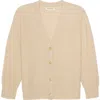 Ellsworth + Ivey Lilah V-neck Knit Cardigan In Neutral