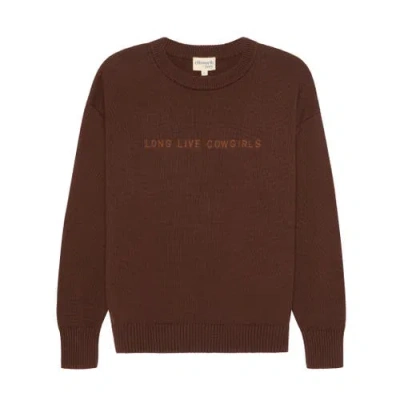ELLSWORTH + IVEY ELLSWORTH + IVEY RILEY CREWNECK SWEATER LONG LIVE COWGIRLS