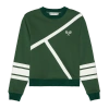Ellsworth + Ivey Sweatshirt Tennis Lines In Green
