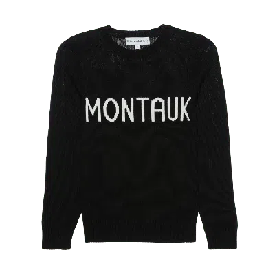 Ellsworth + Ivey Women's Black Montauk Sweater
