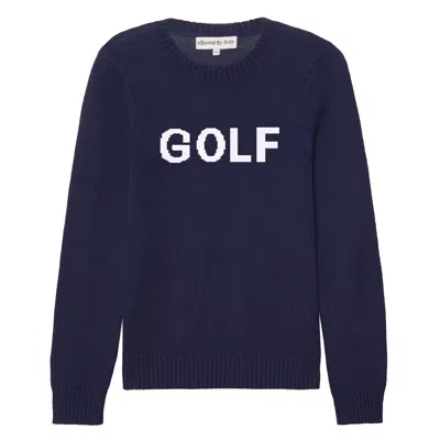 Ellsworth + Ivey Women's Blue Golf Classic Crew - Navy