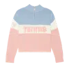 Ellsworth + Ivey Madison Quarter-zip Sweater In Multi