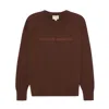 Ellsworth + Ivey Riley Crewneck Sweater Long Live Cowgirls In Brown