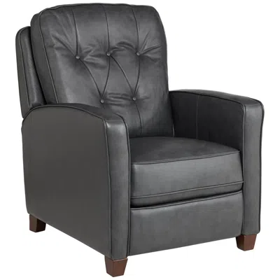Elm Lane Benedict Livorno Gray Leather 3-way Recliner Chair