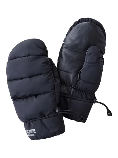 Elmer By Swany Quilted Mitten Gloves In Blue