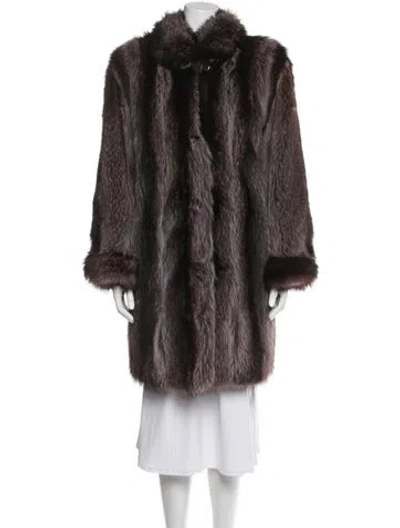 Pre-owned Elán Furs Fur Fur Coat In Brown