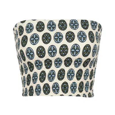 Elo Women's Kyle Geometric Viscose Tube Top In Multi