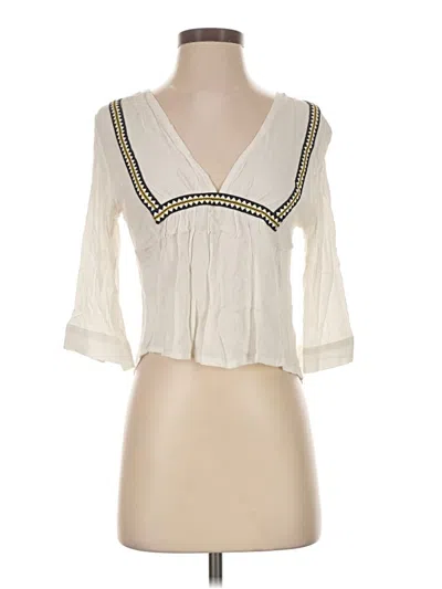 Elodie 3/4 Sleeve Blouse In Ivory