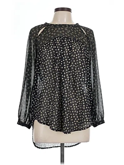 Pre-owned Elodie 3/4 Sleeve T-shirt In Black