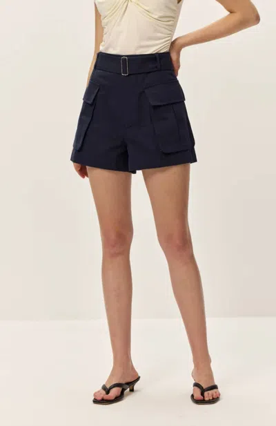 Elodie Aeris Shorts In Navy In Blue
