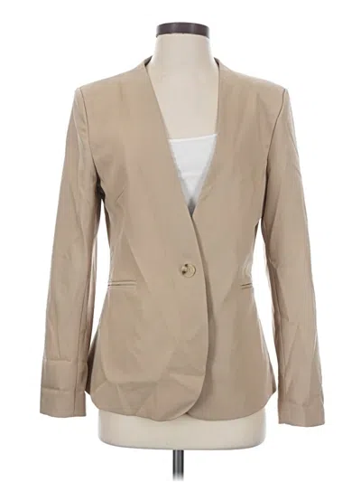 Pre-owned Elodie Blazer Jacket In Tan