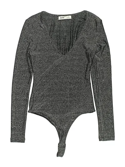 Pre-owned Elodie Bodysuit In Gray