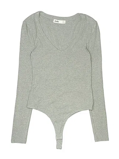 Pre-owned Elodie Bodysuit In Gray