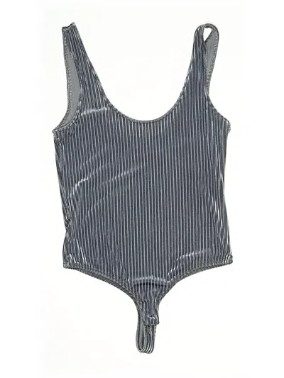Pre-owned Elodie Bodysuit In Gray