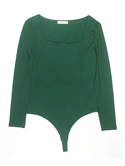 Pre-owned Elodie Bodysuit In Green