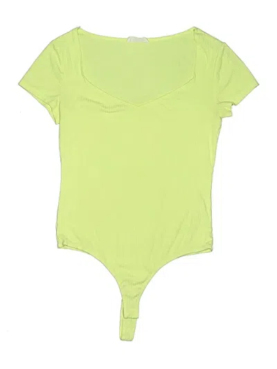 Pre-owned Elodie Bodysuit In Green