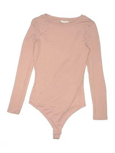 Pre-owned Elodie Bodysuit In Pink