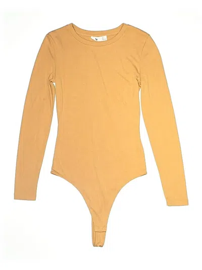 Pre-owned Elodie Bodysuit In Yellow