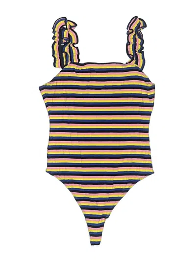 Pre-owned Elodie Bodysuit In Yellow