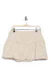 Elodie Bubble Hem Miniskirt In Stone