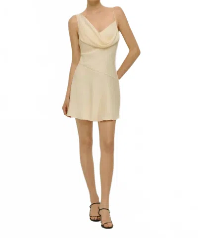 Elodie Cade Mini Dress In Parmesan In Multi