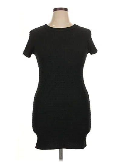 Pre-owned Elodie Casual Dress In Black