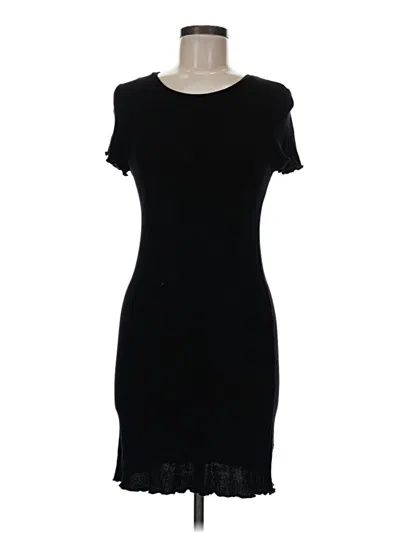 Pre-owned Elodie Casual Dress In Black