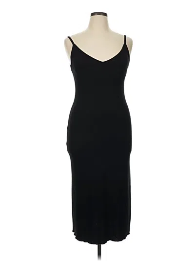 Pre-owned Elodie Casual Dress In Black