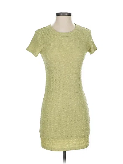 Pre-owned Elodie Casual Dress In Green