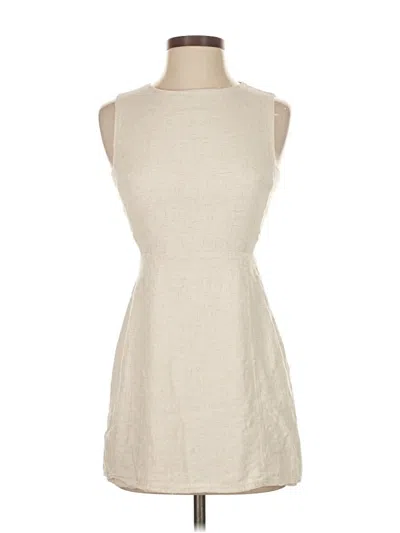 Pre-owned Elodie Casual Dress In Ivory