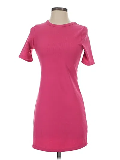 Pre-owned Elodie Casual Dress In Pink