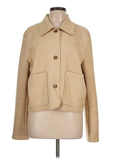 Pre-owned Elodie Coat In Tan