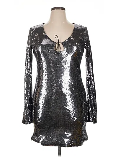 Elodie Cocktail Dress In Silver