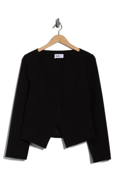 Elodie Collarless Crop Blazer In Multi