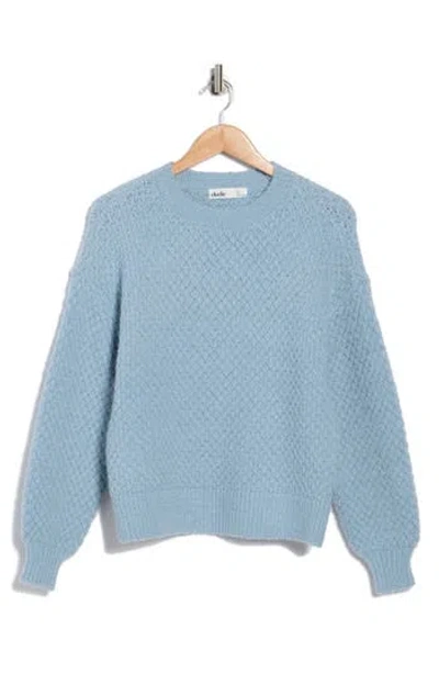 Elodie Crewneck Sweater In Blue