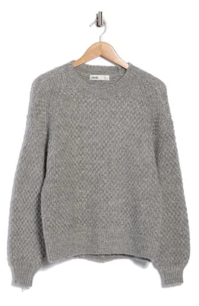 Elodie Crewneck Sweater In Gray