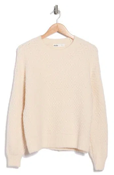 Elodie Crewneck Sweater In Neutral