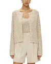 Elodie Eloise Crochet Cardigan In Ecru