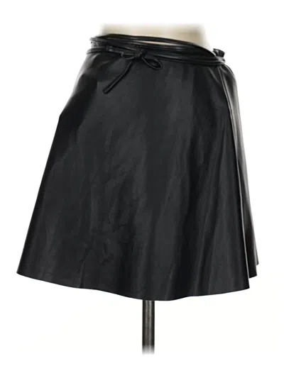 Elodie Faux Leather Skirt In Black