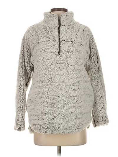 Pre-owned Elodie Fleece Jacket In Gray