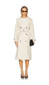 Elodie Mason Trench Coat In 卡其