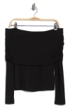 Elodie Off The Shoulder Top In Black